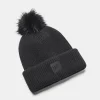 Fashion Under Armour Berretto Ua Halftime Ribbed Pom Da Donna Black - 001