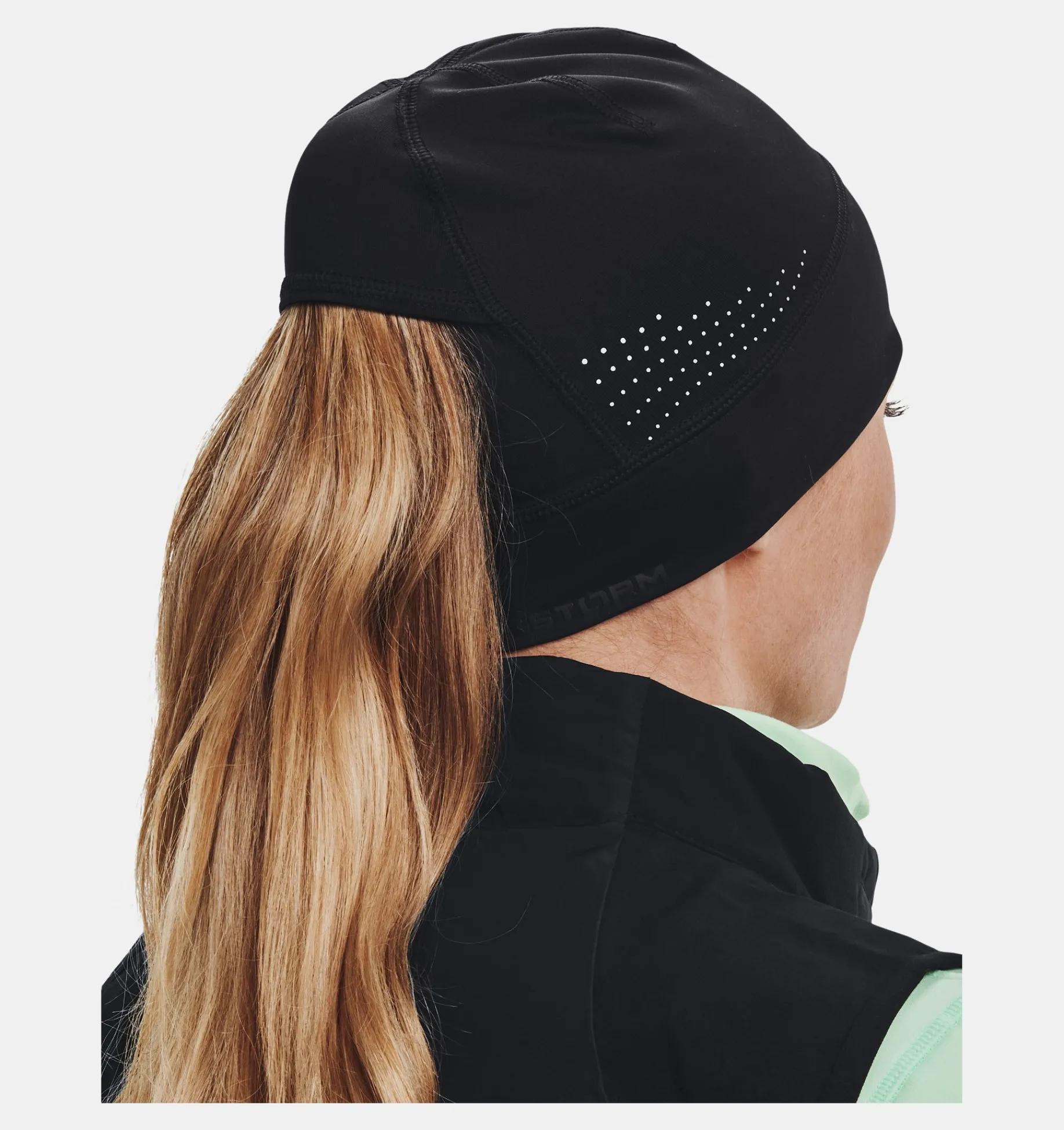 Discount Under Armour Berretto Ua Storm Launch Multi Hair Da Donna Black / Reflective - 001