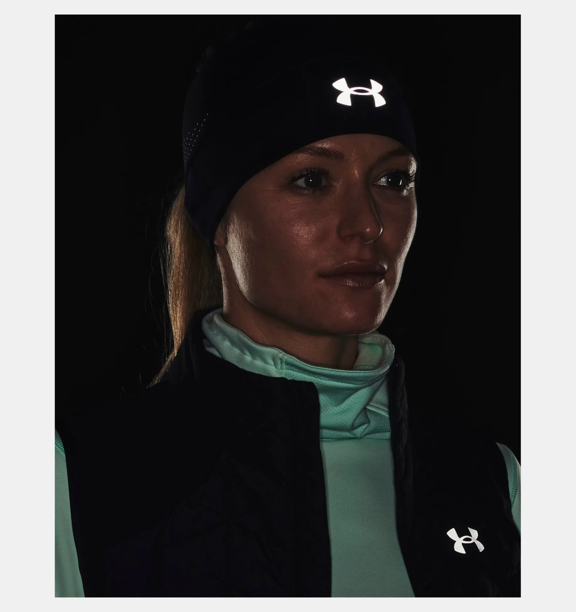 Discount Under Armour Berretto Ua Storm Launch Multi Hair Da Donna Black / Reflective - 001