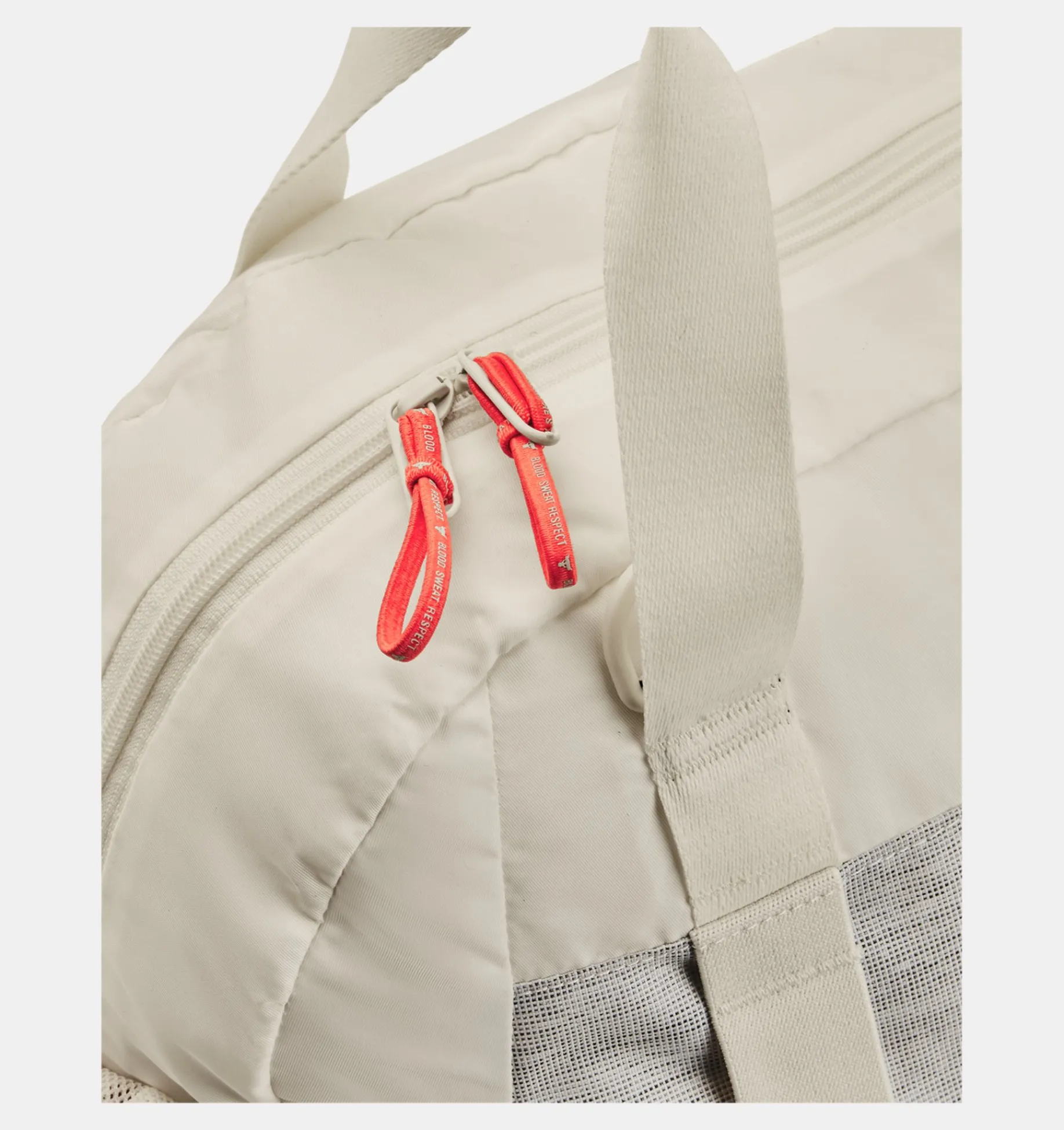 Discount Under Armour Borsa Da Palestra Piccola Project Rock Da Donna Ivory / Black - 130