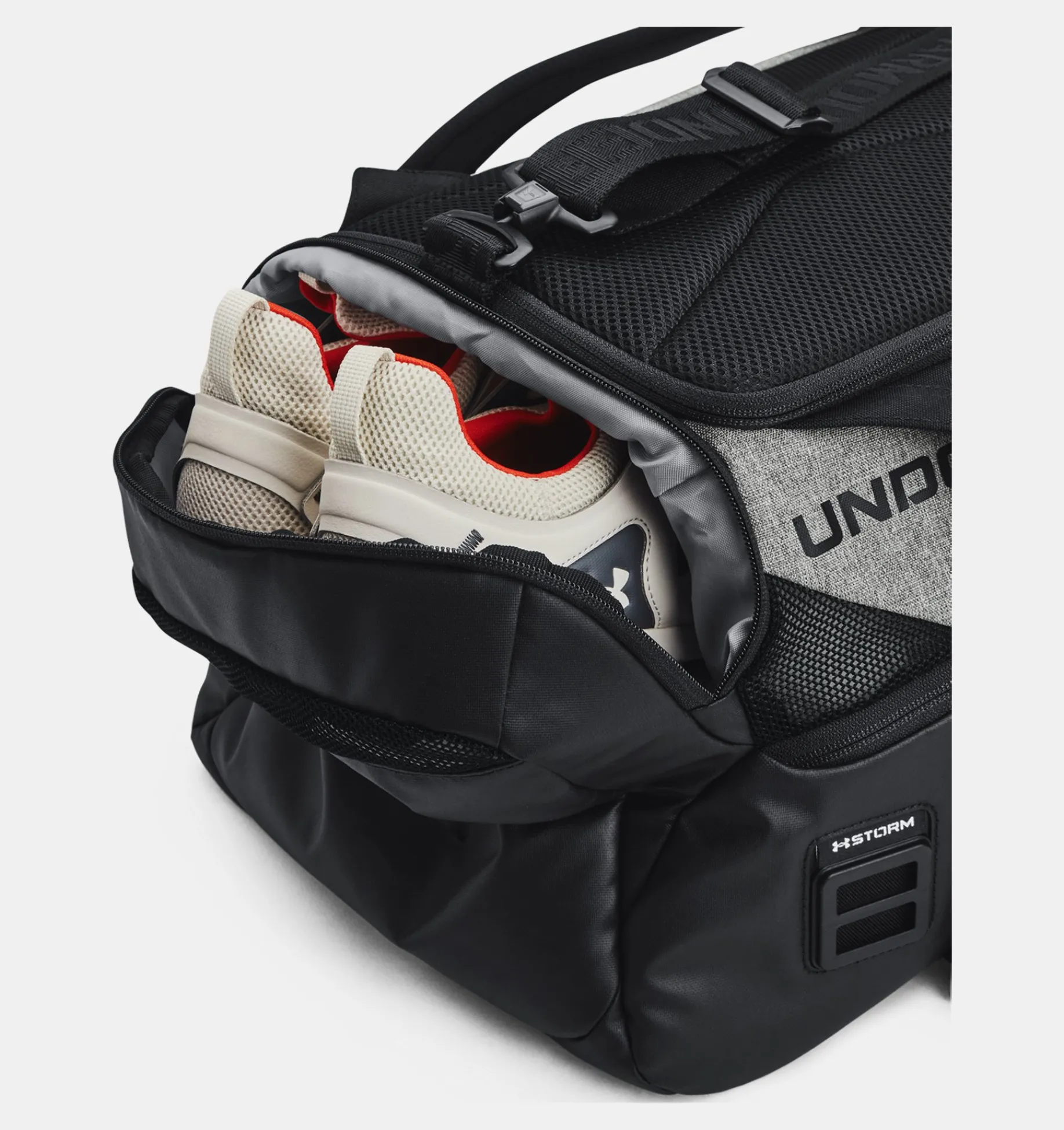 Hot Under Armour Borsone Piccolo Ua Contain Duo Unisex Pitch Gray Medium Heather / Black - 012