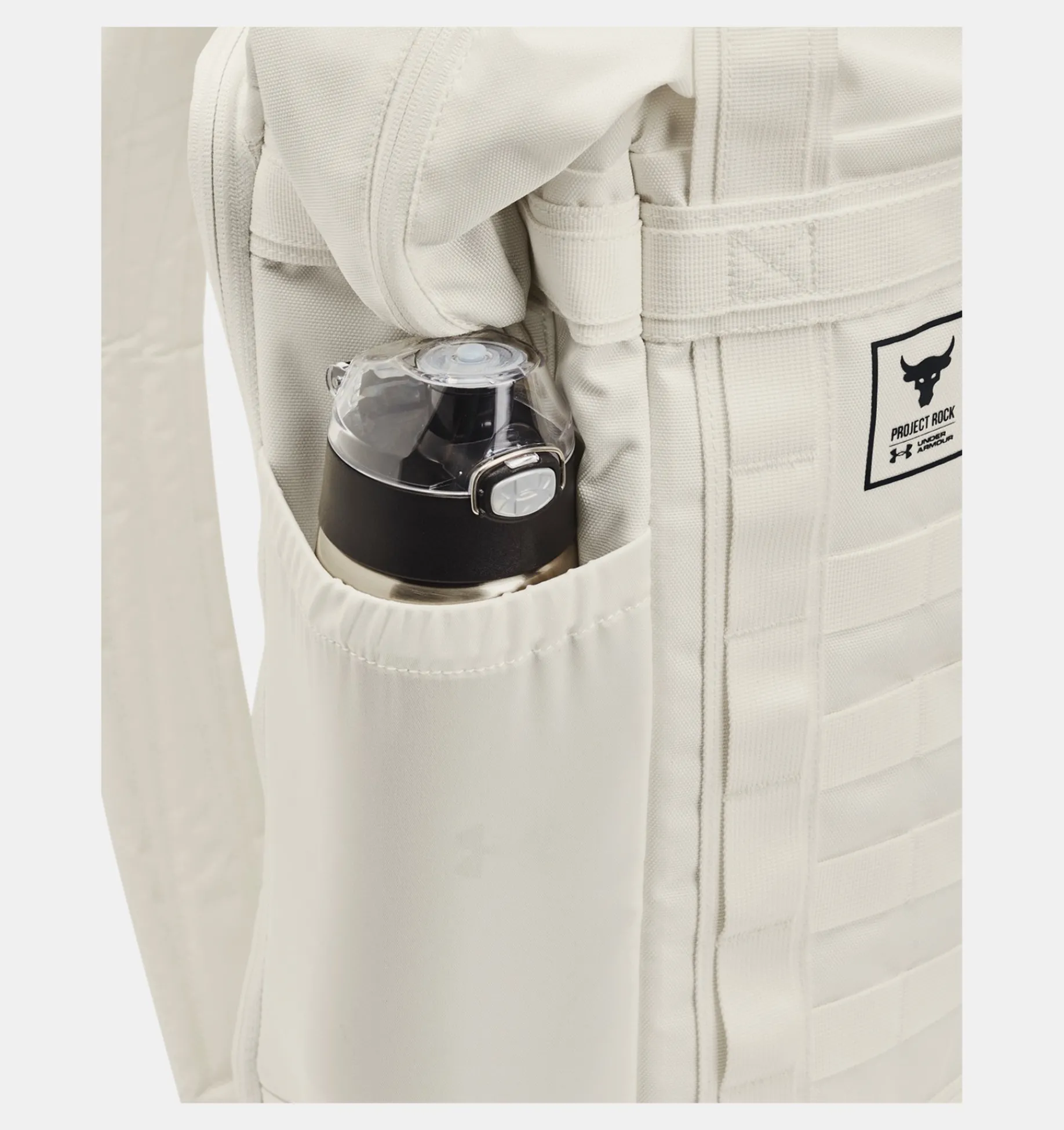 Best Sale Under Armour Borsone Zaino Project Rock Box Ivory / Black - 130