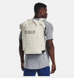 Best Sale Under Armour Borsone Zaino Project Rock Box Ivory / Black - 130