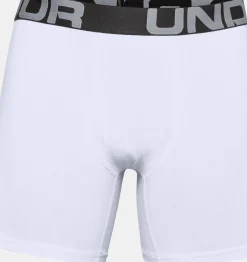 Best Under Armour Boxer Charged Cotton® 15 Cm Boxerjock® Da Uomo In Confezione Tripla White - 100