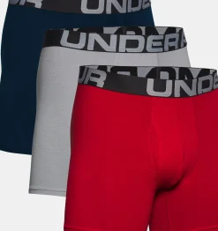 Best Under Armour Boxer Charged Cotton® 15 Cm Boxerjock® Da Uomo In Confezione Tripla Red / Academy - 600