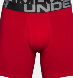 Best Under Armour Boxer Charged Cotton® 15 Cm Boxerjock® Da Uomo In Confezione Tripla Red / Academy - 600