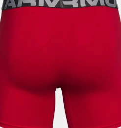 Best Under Armour Boxer Charged Cotton® 15 Cm Boxerjock® Da Uomo In Confezione Tripla Red / Academy - 600