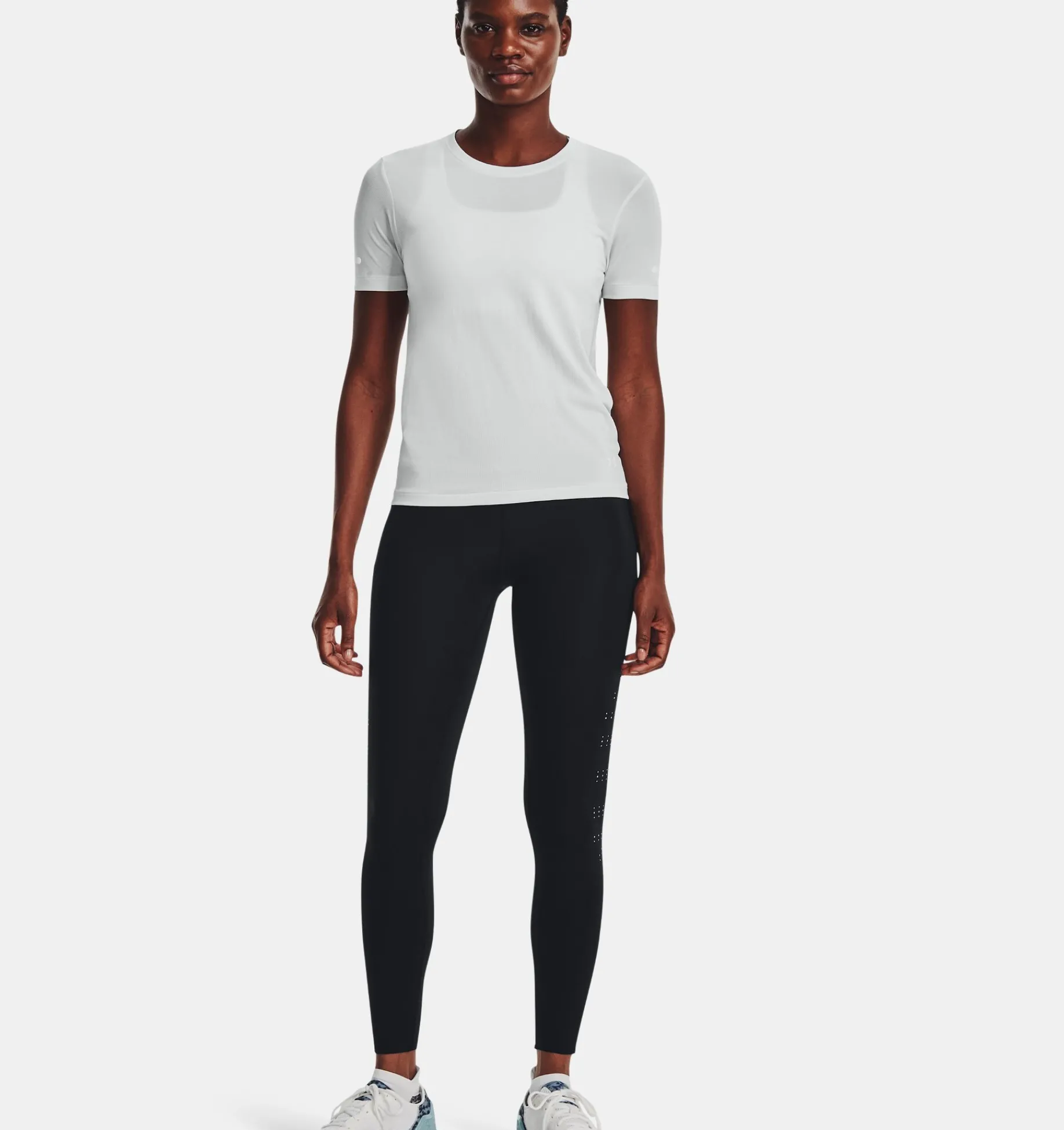 Best Sale Under Armour Calzamaglia Ua Fly-Fast Elite Ankle Da Donna Black / Reflective - 001