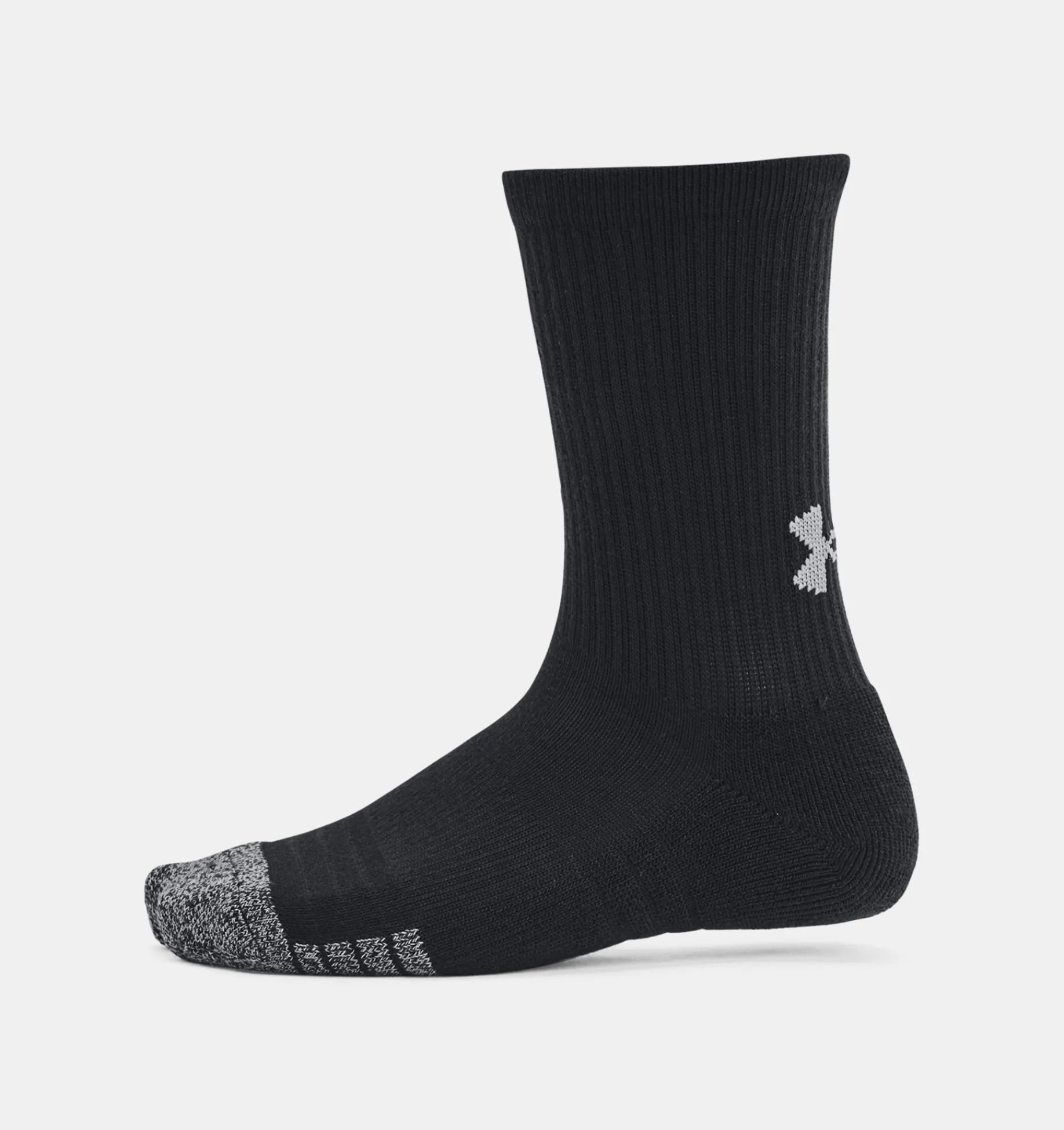 Cheap Under Armour Calze Heatgear® Crew Da Bambini - Confezione Da 3 Paia Black / Steel - 001