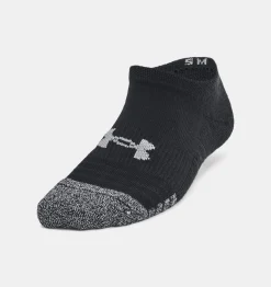 Store Under Armour Calze Heatgear® No Show Da Bambini - Confezione Da 3 Paia Black / Steel - 001