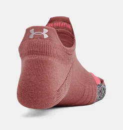 Online Under Armour Calze Ua Breathe 2-Pack No Show Tab Da Donna Red Fusion / White - 604
