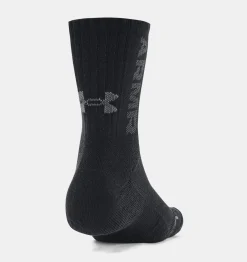 Cheap Under Armour Calze Ua 3-Maker Mid-Crew Unisex - Confezione Da 3 Paia Black / Pitch Gray - 001
