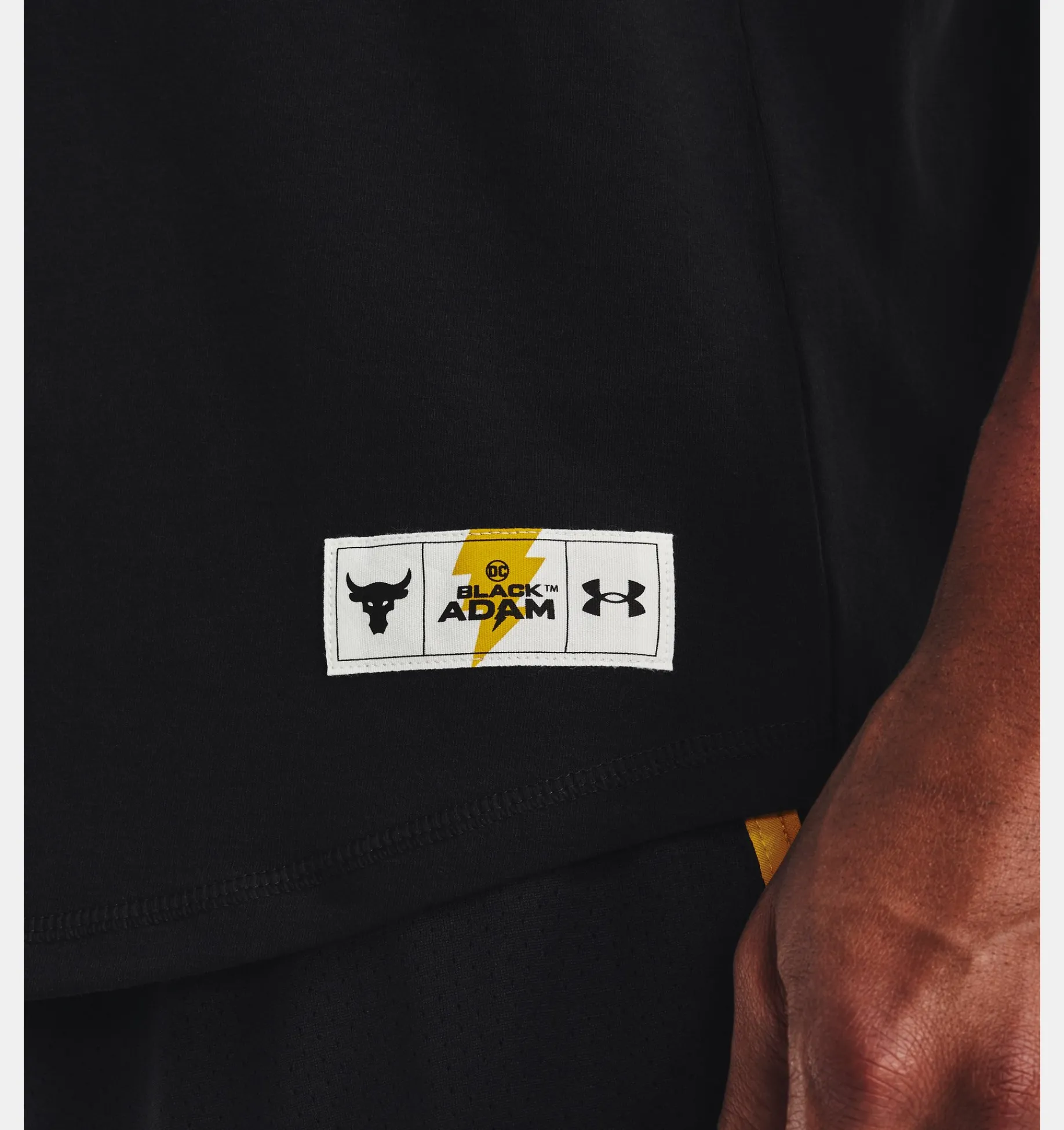 Flash Sale Under Armour Canotta Project Rock Black Adam Da Uomo Black / White - 001