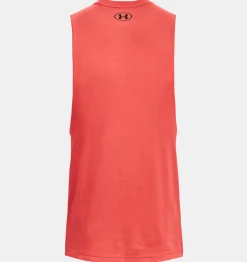 Flash Sale Under Armour Canotta Project Rock Iron Muscle Da Uomo Vermillion / Black - 872