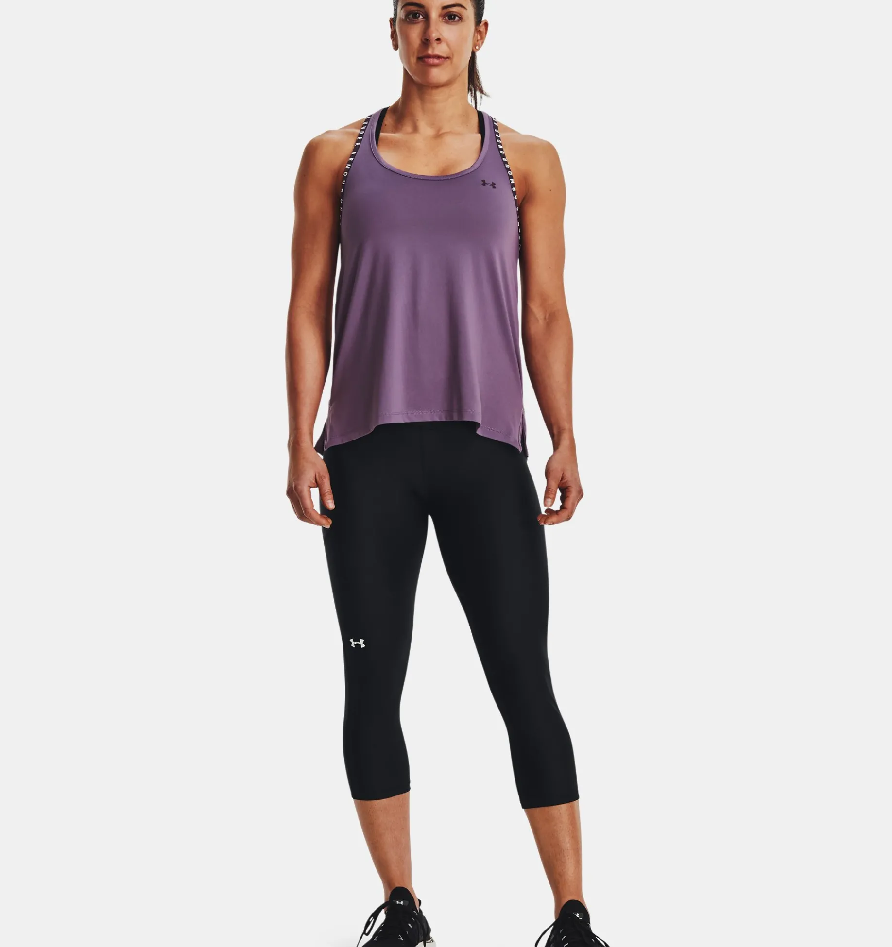 Best Under Armour Canotta Ua Knockout Da Donna Retro Purple / White - 571