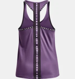 Best Under Armour Canotta Ua Knockout Da Donna Retro Purple / White - 571