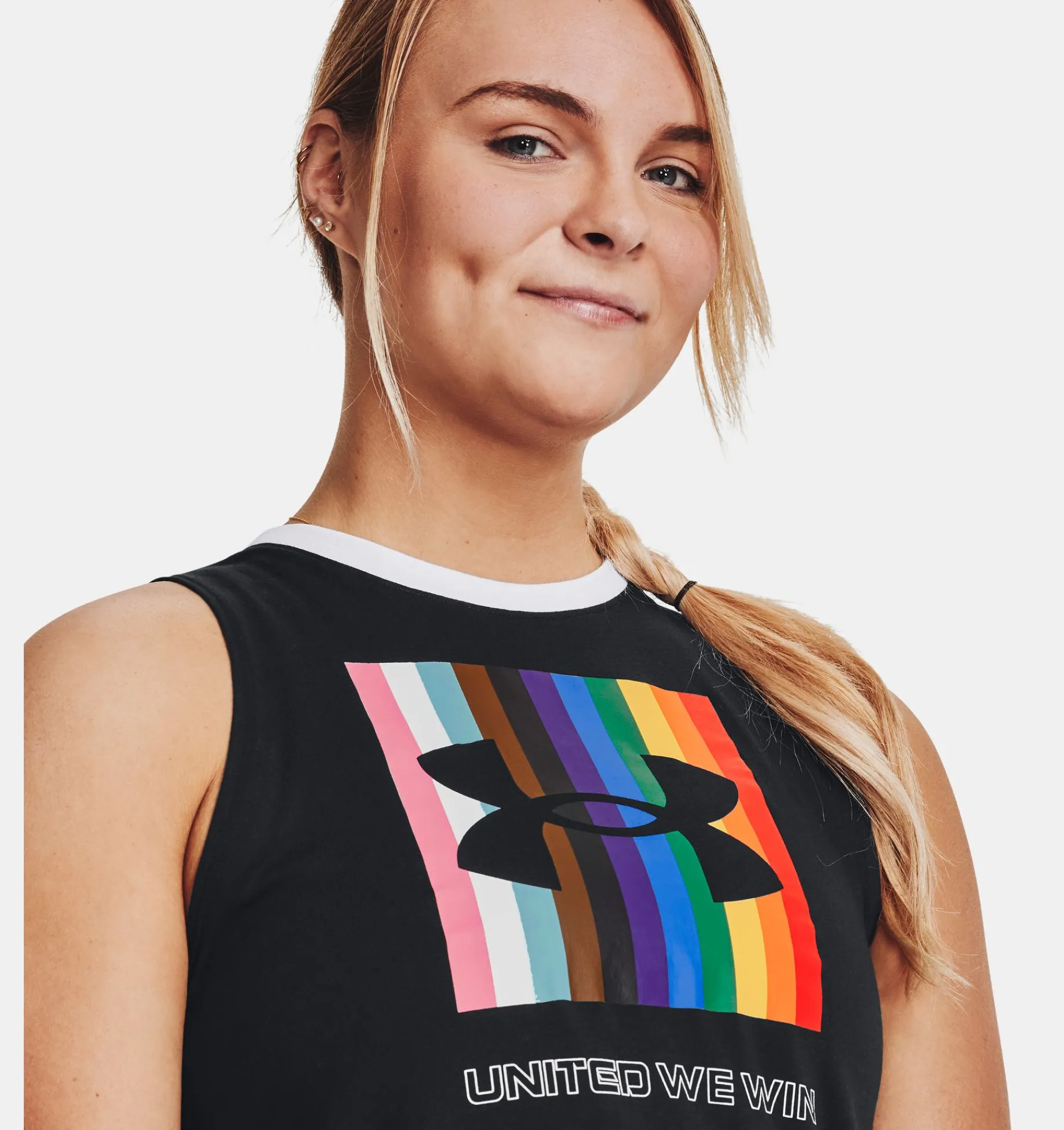 Best Sale Under Armour Canotta Ua Pride Da Donna Black / White - 001