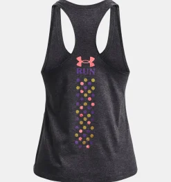Shop Under Armour Canotta Ua Run In Peace Da Donna Black / Pink Shock - 001