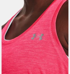 Cheap Under Armour Canotta Ua Tech™ Twist Da Donna Pink Shock / White - 684