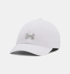 Hot Under Armour Cappello Ua Blitzing Adjustable Da Ragazza White / Metallic Silver - 100