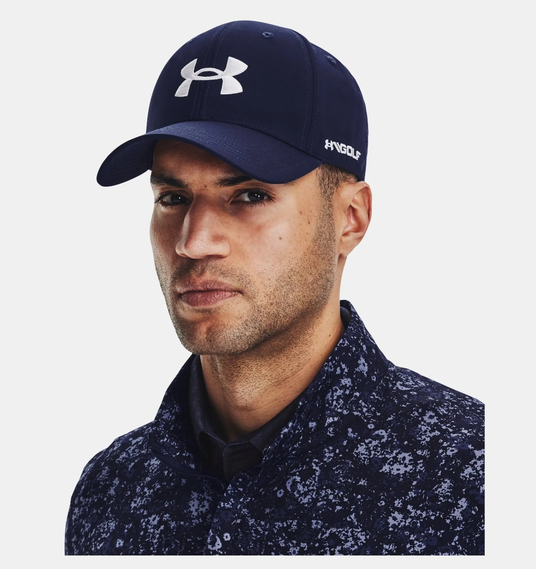 Outlet Under Armour Cappello Ua Golf96 Da Uomo Midnight Navy / White - 411