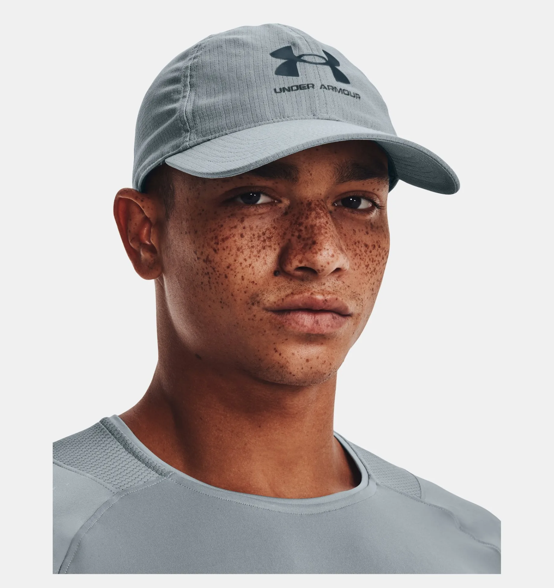 Best Sale Under Armour Cappello Ua Iso-Chill Armourvent™ Adjustable Da Uomo Harbor Blue / Downpour Gray - 465