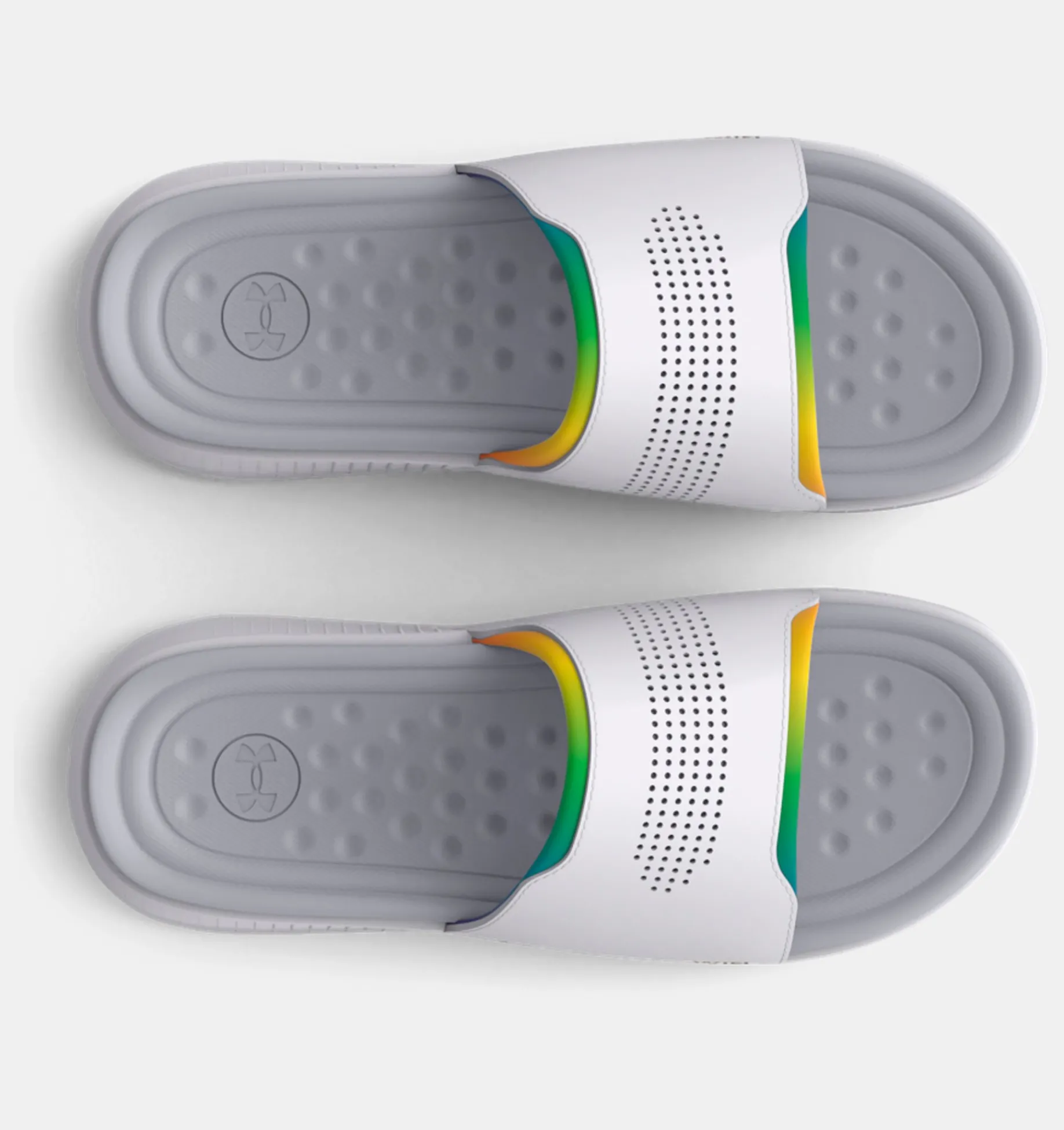 Best Under Armour Ciabatte Ua Ansa Elevate Pride Unisex White / Mod Gray - 100