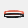 Sale Under Armour Fasce Per Capelli Ua Adjustable Mini Da Donna - Confezione Da 2 Frosted Orange / Black - 848
