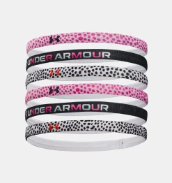 Shop Under Armour Fascia Per Capelli Ua Graphic Da Ragazza - Confezione Da 6 Pezzi Pink Sugar / Black - 676