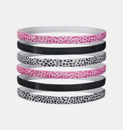 Shop Under Armour Fascia Per Capelli Ua Graphic Da Ragazza - Confezione Da 6 Pezzi Pink Sugar / Black - 676