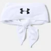 Discount Under Armour Fascia Ua Armour Tie Da Adulto White / Black - 100