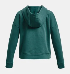 Online Under Armour Felpa Con Cappuccio Project Rock Heavyweight Terry Brahma Bull Da Ragazza Coastal Teal / Fade - 722