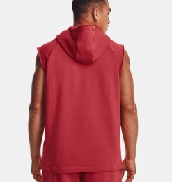 Hot Under Armour Felpa Con Cappuccio Senza Maniche Ua Heavyweight Terry Da Uomo Chakra / Black - 638