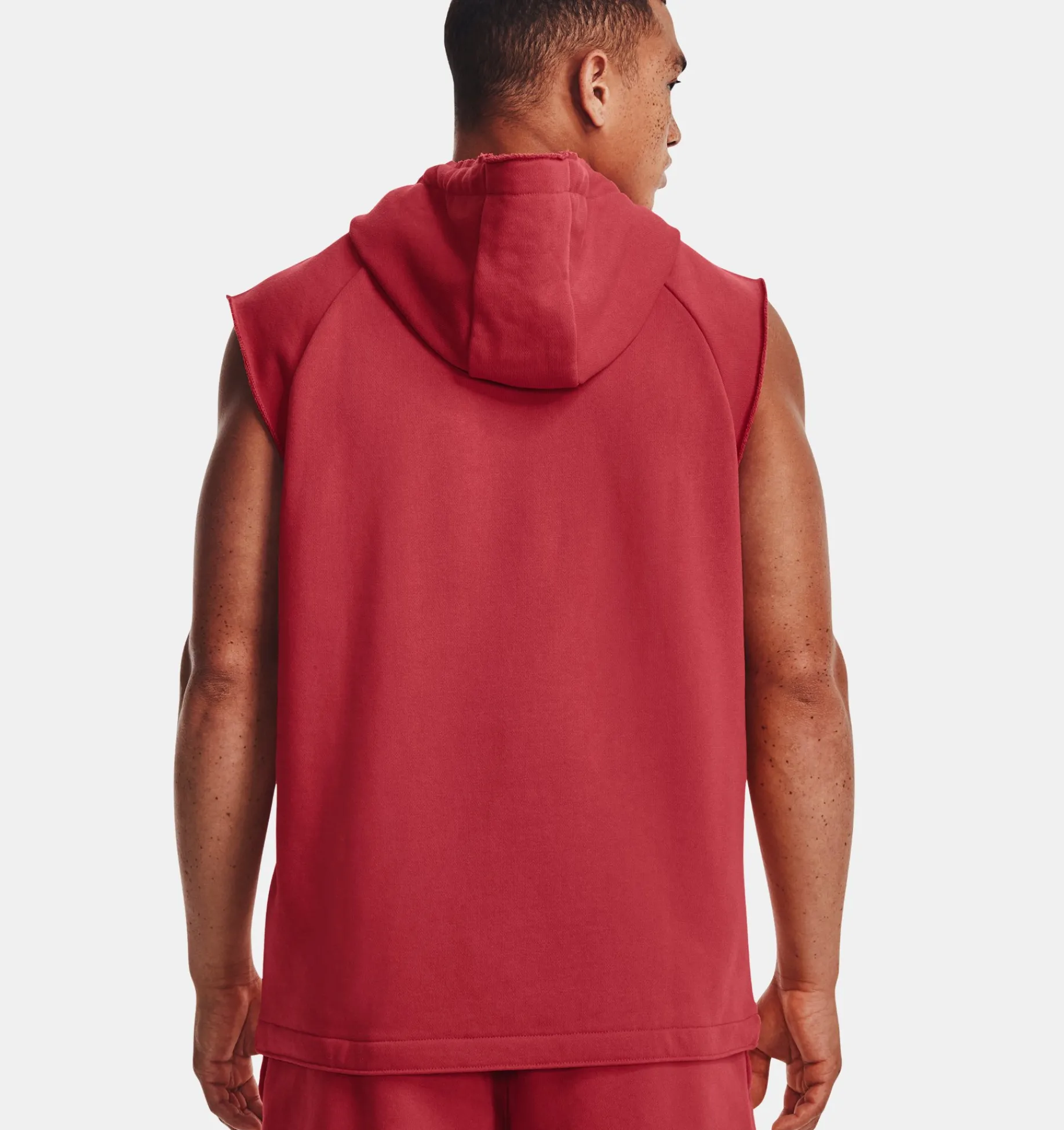 Hot Under Armour Felpa Con Cappuccio Senza Maniche Ua Heavyweight Terry Da Uomo Chakra / Black - 638