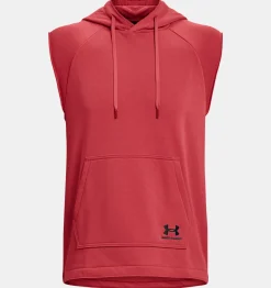 Hot Under Armour Felpa Con Cappuccio Senza Maniche Ua Heavyweight Terry Da Uomo Chakra / Black - 638