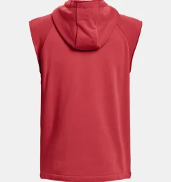 Hot Under Armour Felpa Con Cappuccio Senza Maniche Ua Heavyweight Terry Da Uomo Chakra / Black - 638