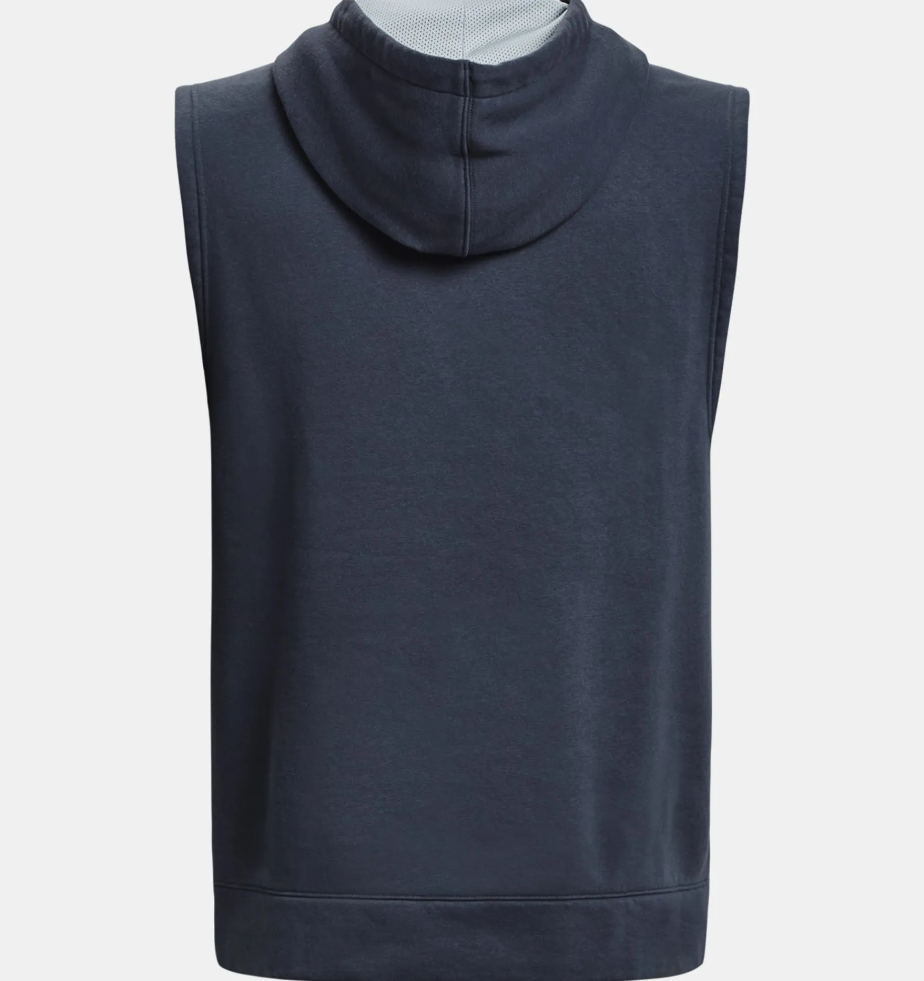 Best Sale Under Armour Felpa Con Cappuccio Senza Maniche Curry Fleece Da Uomo Downpour Gray / Harbor Blue - 044