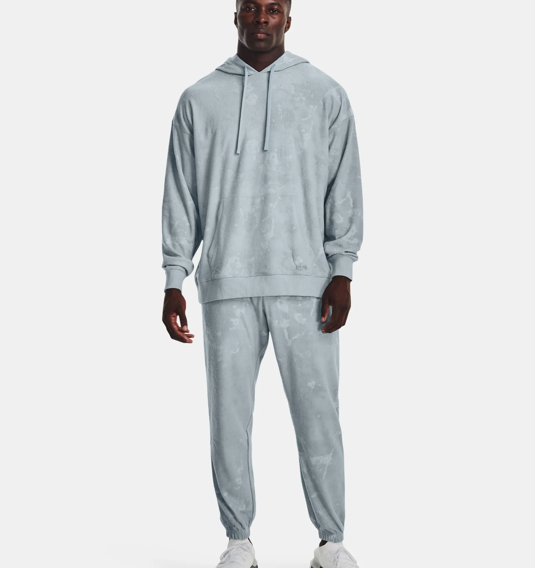 Fashion Under Armour Felpa Con Cappuccio Ua Journey Terry Da Uomo Harbor Blue - 465