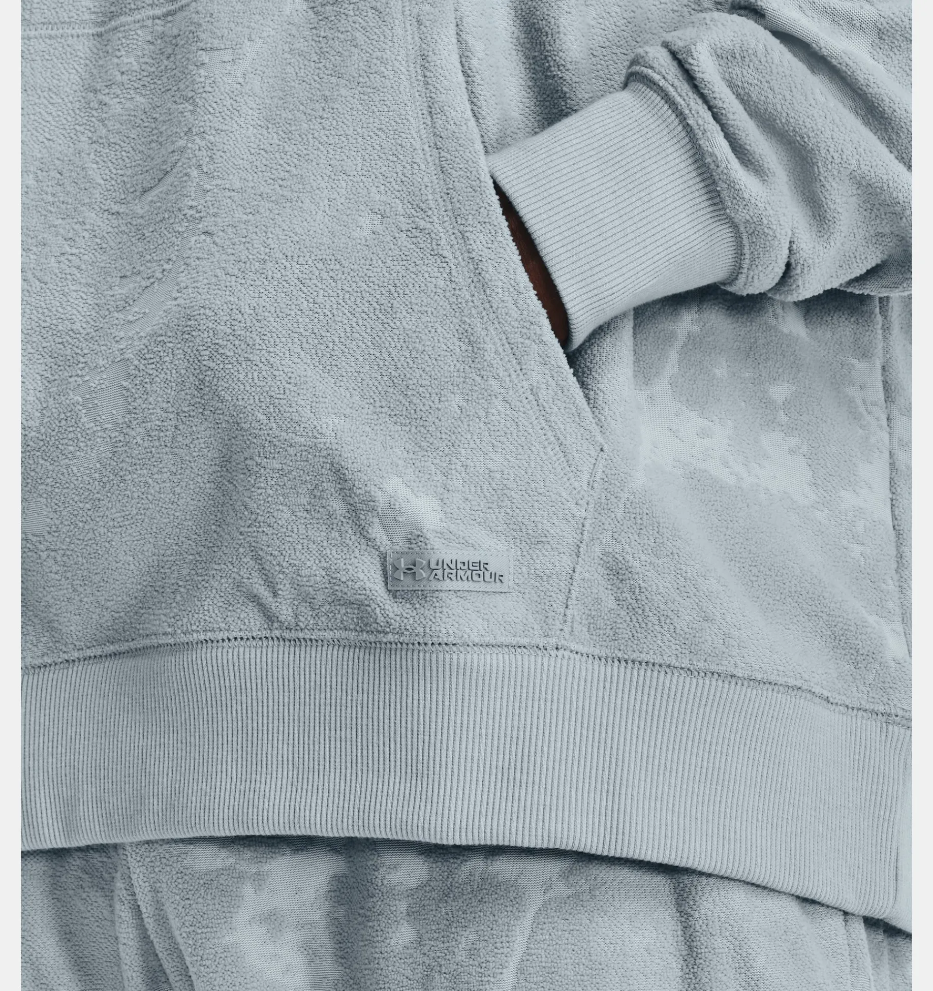 Fashion Under Armour Felpa Con Cappuccio Ua Journey Terry Da Uomo Harbor Blue - 465