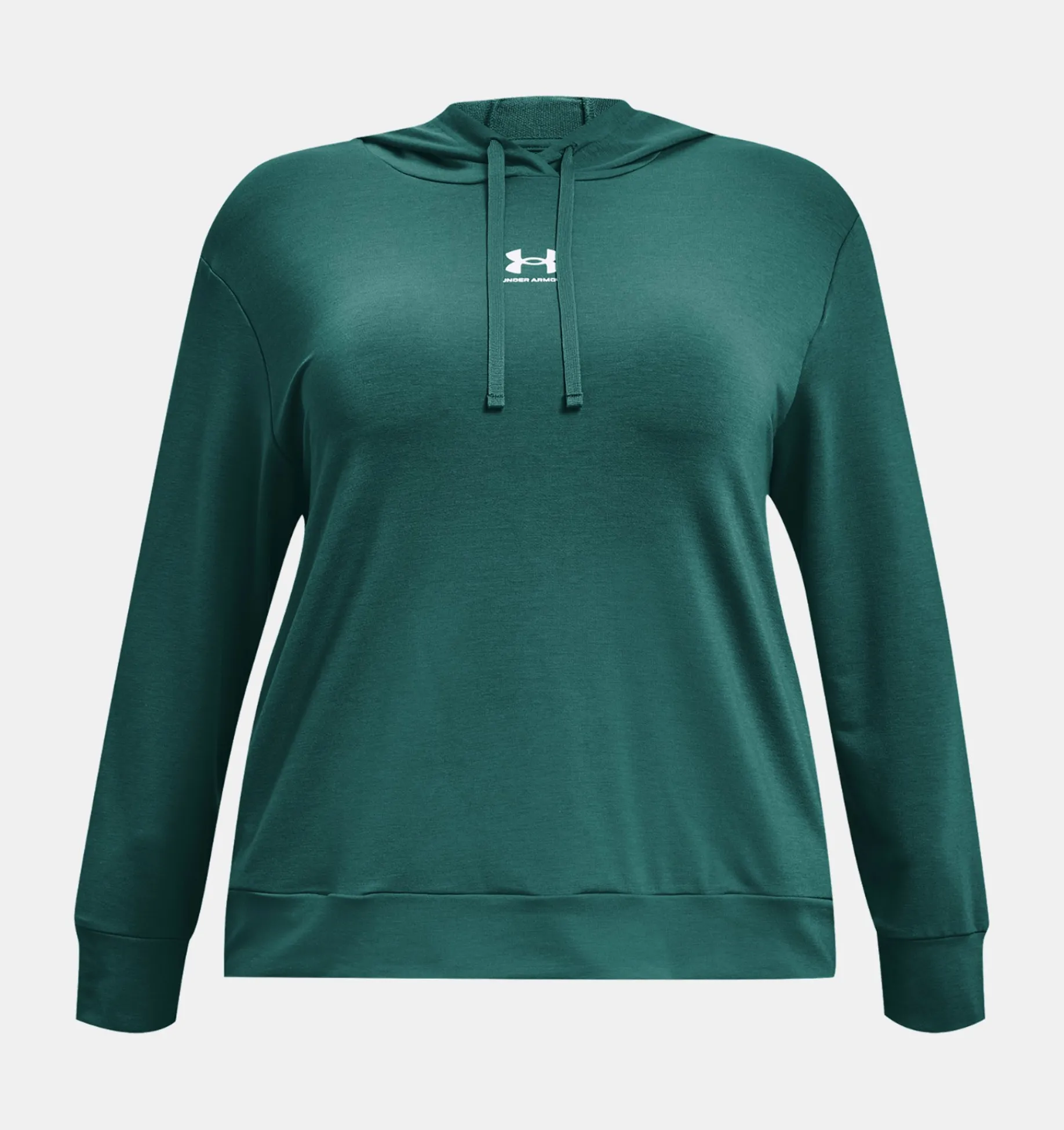 Best Under Armour Felpa Con Cappuccio Ua Rival Terry Da Donna Coastal Teal / White - 722