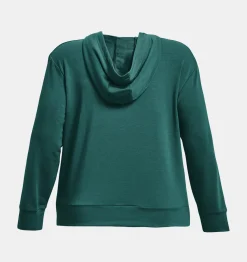Best Under Armour Felpa Con Cappuccio Ua Rival Terry Da Donna Coastal Teal / White - 722