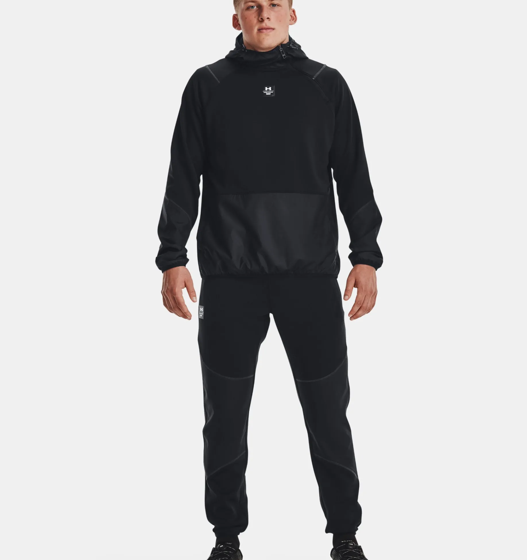 Shop Under Armour Felpa Con Cappuccio Ua Rush™ Fleece Da Uomo Black / Reflective - 001