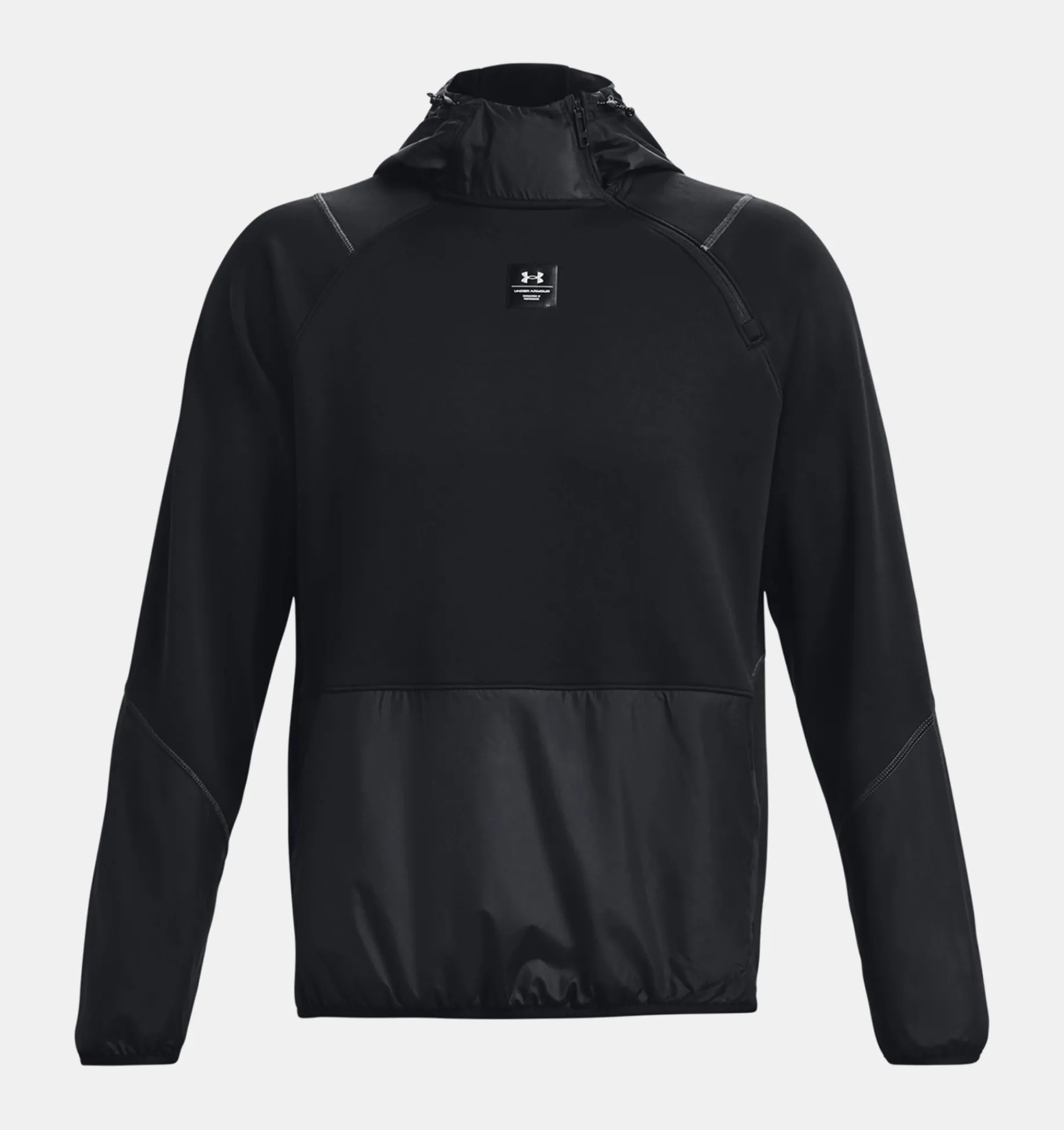 Shop Under Armour Felpa Con Cappuccio Ua Rush™ Fleece Da Uomo Black / Reflective - 001