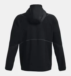 Shop Under Armour Felpa Con Cappuccio Ua Rush™ Fleece Da Uomo Black / Reflective - 001