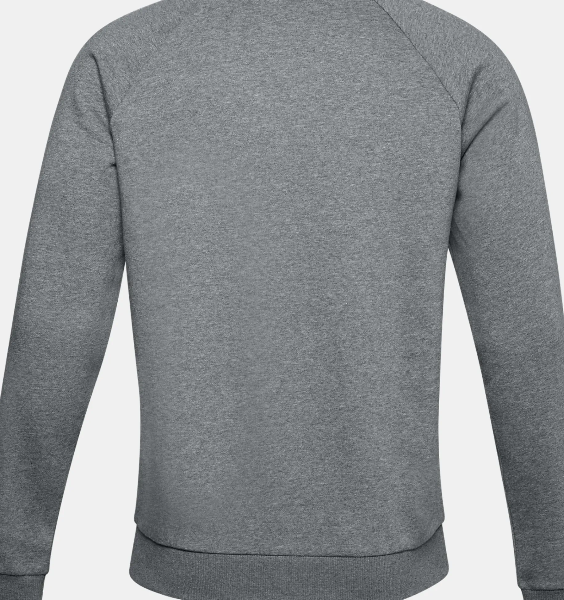 Best Sale Under Armour Felpa Ua Rival Fleece Crew Da Uomo Pitch Gray Light Heather / Onyx White - 012