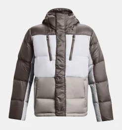 Outlet Under Armour Giacca Coldgear® Infrared Down Blocked Da Uomo Fresh Clay / Pewter - 176