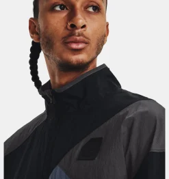 Clearance Under Armour Giacca Curry Full-Zip In Tessuto Da Uomo Black / Jet Gray - 001