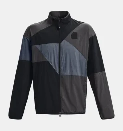 Clearance Under Armour Giacca Curry Full-Zip In Tessuto Da Uomo Black / Jet Gray - 001