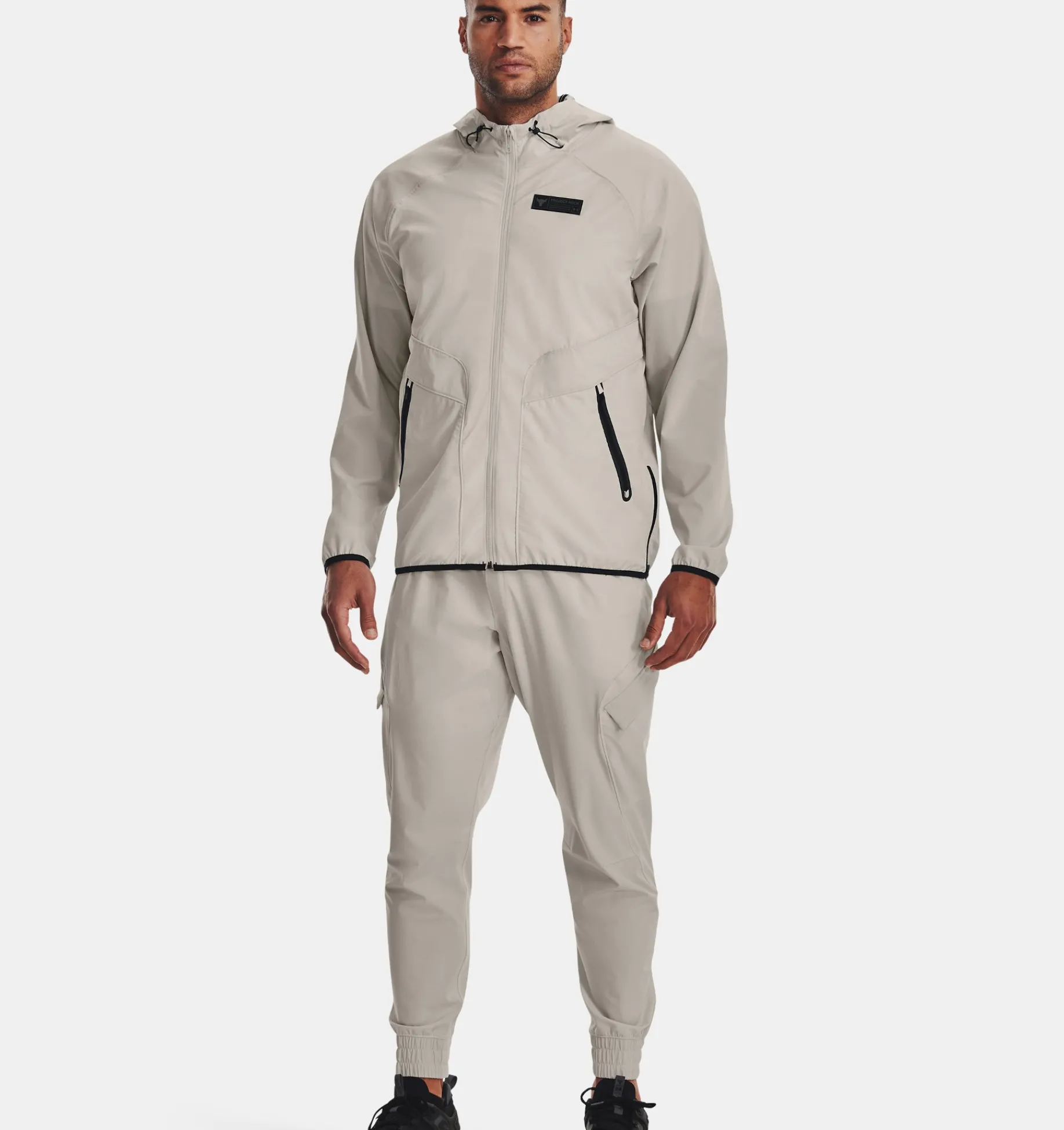 Outlet Under Armour Giacca Project Rock Unstoppable Da Uomo Gray Matter / Black - 289