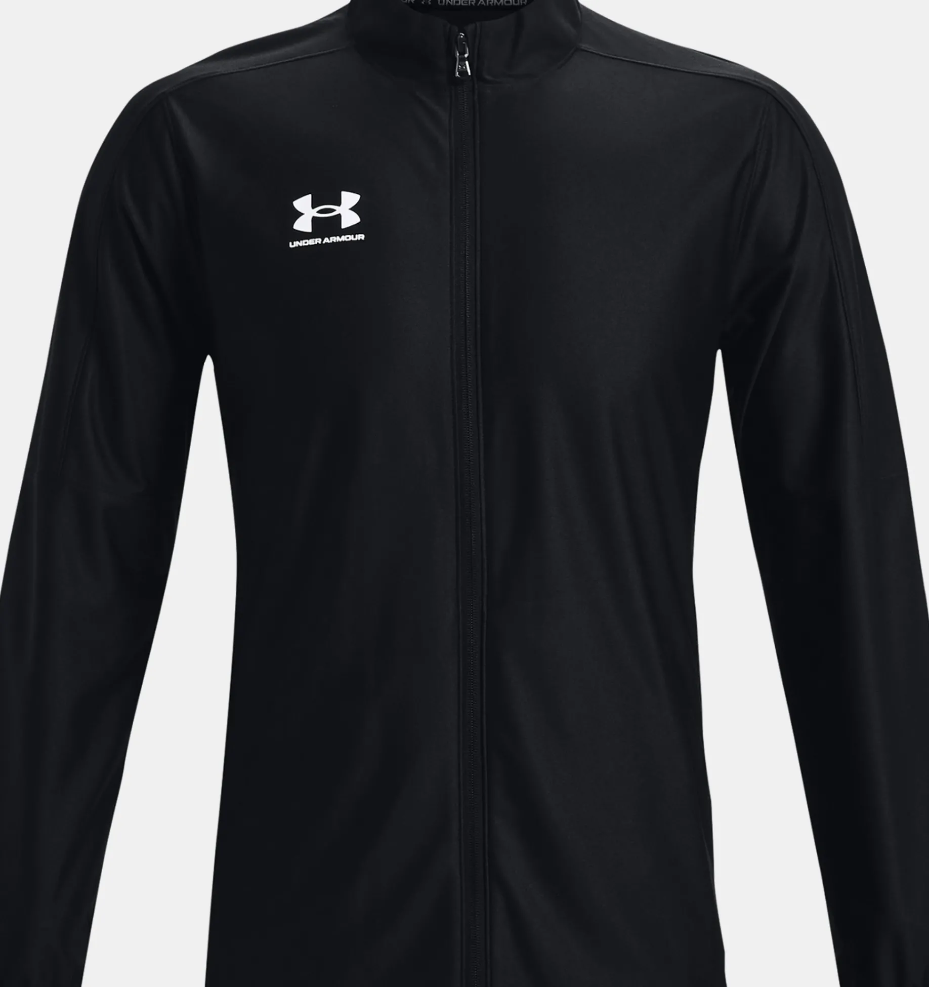 New Under Armour Giacca Ua Challenger Track Da Uomo Black / White - 001